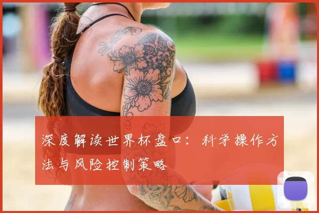 深度解读世界杯盘口:科学操作方法与风险控制策略